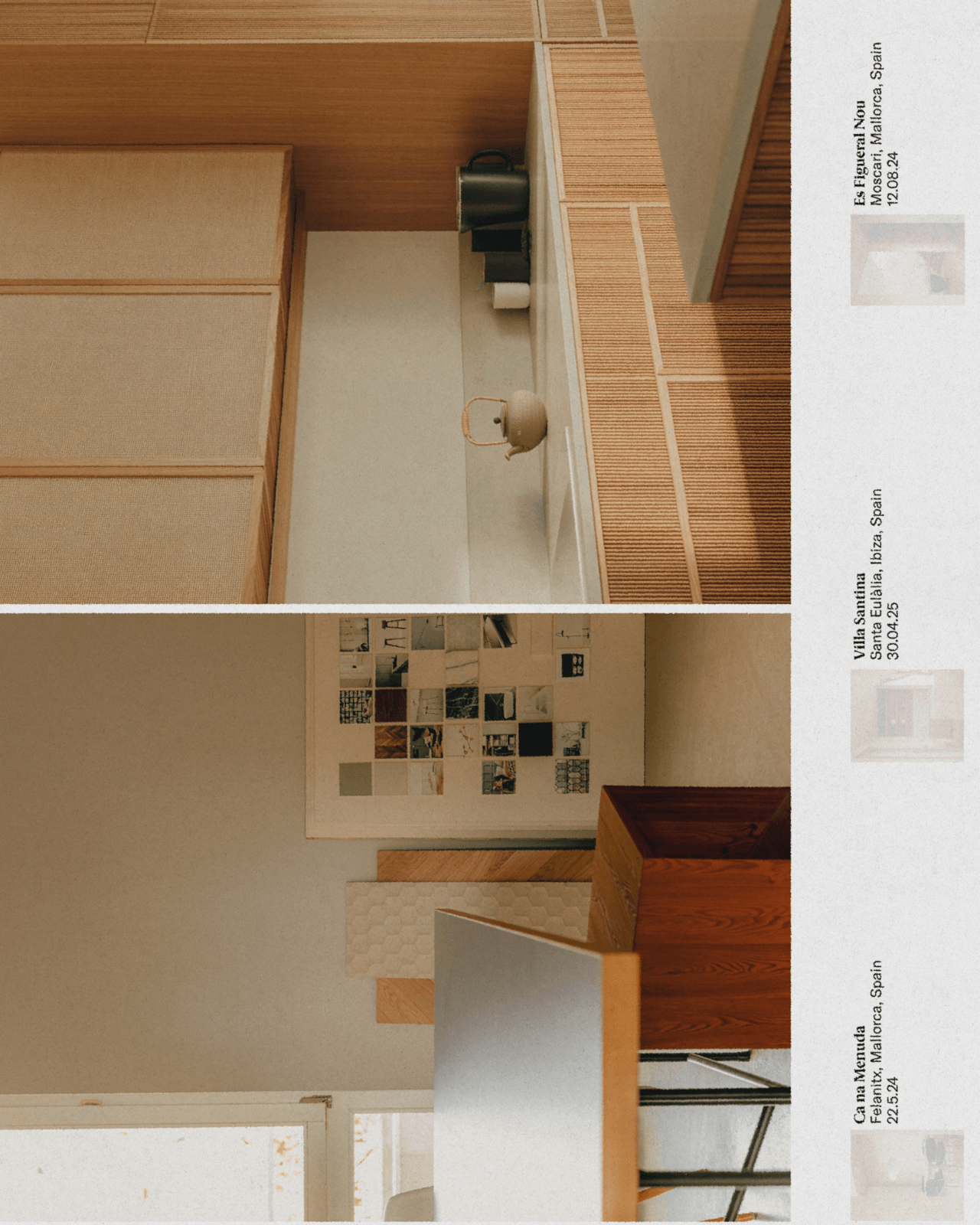 Trikarp Balear visual identity — bespoke wooden interiors