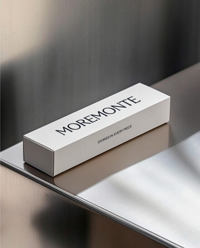 Visual identity system for Moremonte jewellery