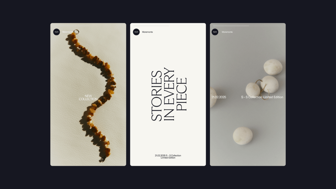 Instagram stories design for Moremonte