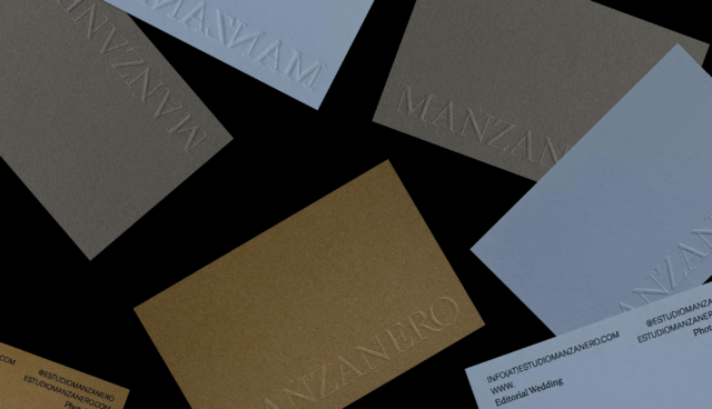 branding and web design for wedding photography studio Estudio Manzanero